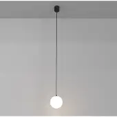 Maytoni Luna hanglamp, zwart/wit, LED, 4000K, aluminium, IP20, energiezuinig