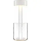 Maytoni LED-bureaulamp met AI-functionaliteit, wit, 3W, kleurtemperatuur: warm wit, lichtopbrengst: 120lm, materiaal: glas, afmetingen: 34,8x12x12cm, IP20, merk: