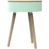 LUND Bijzettafel London Skittle Jumbo Mint 44 x 44 x 60 cm