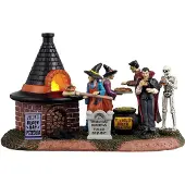 Lemax Zelda's black hat pizzeria, b/o (4.5v) ornament