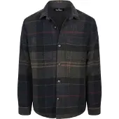 Barbour Overshirt Woodlane Brushed Tartan Groen