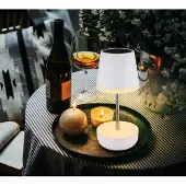 Globo Solar Tafellampje Felina Wit