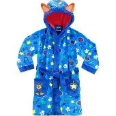 Paw Patrol Chase Kinderbadjas Jongens Fleece Morgenjas met Capuchon