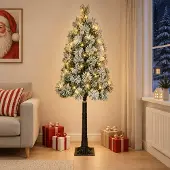 vidaXL Kunstmatige Hinged Kerstboom 120 cm 150 LED's Warmwit