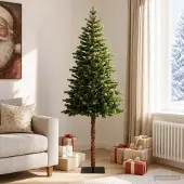 vidaXL Kunstmatige Hinged Kerstboom 180 cm PVC en Metalen Groen