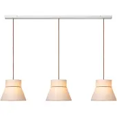 Lucide SCARLET - Hanglamp - 3xE27 - Beige - Essential