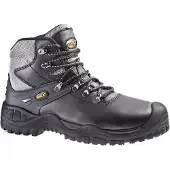 Mascot F0074-902-0907, Enkelboots, Heren, Volwassenen, Zwart, Geel, Effen, Veterluiting