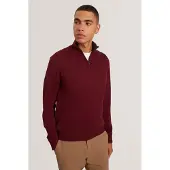 Ted Baker Artiss Core Maroon Half Zip