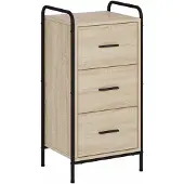 vidaXL Dressoir Sonoma Eiken 97 x 33 x 81 cm Bewerkt hout