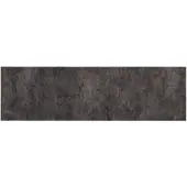 vidaXL Keuken Tapijt zwart beton 150 x 45 cm 100% Polyamide Wasbaar