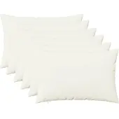vidaXL Kussensloop 6 st HEERLEN Wit 40 x 60 cm Stof