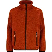 CMP - Boy's Jacket Jacquard Knitted - Fleecevest 176, rood