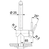 Franke Atlas Neo - Keukenkraan FC 3791.505 met uittrekbare sproeikop, koper 115.0628.208