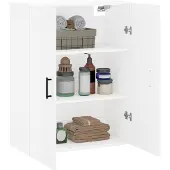 vidaXL Bovenkast 69,5x34x90 cm wit