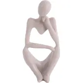 Present Time statue wondering grey
