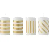 Villeroy & Boch Stumpenkerzen-Set Christmas Chic 10 cm 4-tlg.