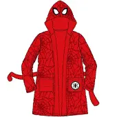 Spider-man Badjas Fleece Rood Maat 104