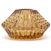 Ancient Wisdom Flower Flip Dinner Candle / Theelichthouders - Antiek Amber