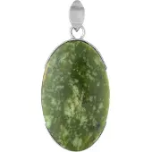 Cavill Hanger van nefriet en sterlingzilver, Indonesië 44 ct