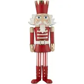 J-Line Notenkraker Metaal Rood/Goud Large H148,5cm