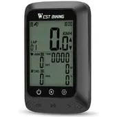 West Biking fietscomputer fiets GPS draadloos voor MTB in racefiets