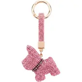 Clayre & Eef Sleutelhanger Roze Metaal
