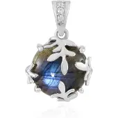 Cavill Zilveren hanger met labradoriet, Madagaskar 8,035 ct