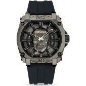 Police Analoog horloge 'Watch Norwood-Skull' zwart