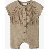 Lil´ Atelier Gebreid Jumpsuit 68 EU Jongens