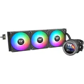 Thermaltake TH360 V2 Ultra EX ARGB Sync - AIO-Vloeistofkoeler - TFT-LCD-Scherm - 3x120mm - Zwart