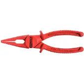 Ks Tools kunststof tang met platte bekken en beschermende isolatie, 190 mm (artikelnummer: 117.1641)