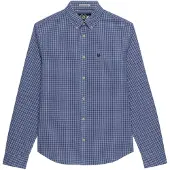 Superdry Overhemd blauw / wit