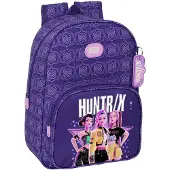 Safta K-pop Demon Hunters Fighters, kleine rugzak van 10 liter, paars. Kinderrugzak, paars, one size