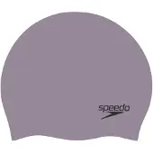 Speedo Plain Moulded Silicone Badmuts Senior
