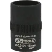 Ks Tools 150.2191 3/8 remklauwdop, 15 mm