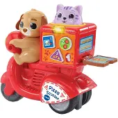 Vtech Baby Press & Go Pizza Scooter - Speelgoed Auto - 1 tot 3 Jaar