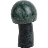 Present Time Decoratie Statue Mushroom Small Marble Dark Green