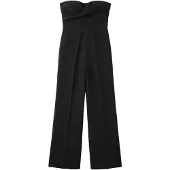 Mango Jumpsuit 'LOVE2' zwart
