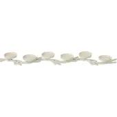 J-Line kandelaar hert - aluminium - gebroken wit