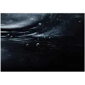 WALLARENA - Fotobehang - 350x250 cm - donker water in zwart - vliesbehang
