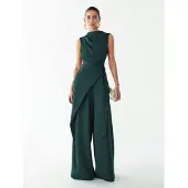 St MRLO Jumpsuit 'ZIZI ' donkergroen