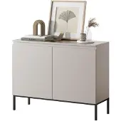 NADUVI Collection Dressoir Kate 2 deurs | spaanplaat beige 100x77x35 cm dressoirs | NADUVI