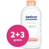 Sanicur 2+3 gratis: Bad en Douchegel Sensitive 1000 ml