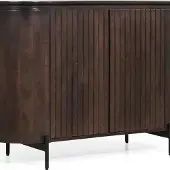Nest of Nora Mangohouten dressoir Besa - 115x80x40 cm - Donkerbruin