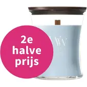 Woodwick Lakeside Mist Medium Geurkaars