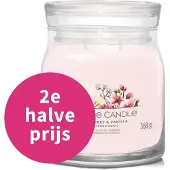 Yankee candle Pink Cherry & Vanilla Signature Medium Jar - 368gr