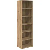 vidaXL Kast Artisan Eiken 50 x 41 x 185 cm Bewerkt hout