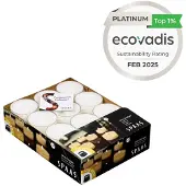 Spaas 4x Theelichten Maxi Wit 10 Branduren 24 stuks
