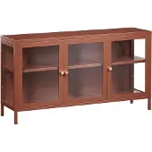 Beliani NEWPORT - Dressoir - Goudbruin - Staal