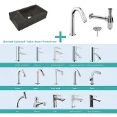 Wiesbaden Fonteinpack natuursteen links 36x18x9 cm